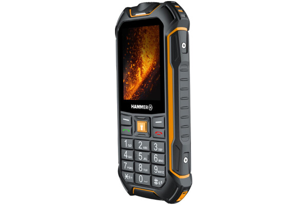 Smartfon myPhone Hammer Boost czarno-pomarańczowy 2.40" poniżej 0.1GB/