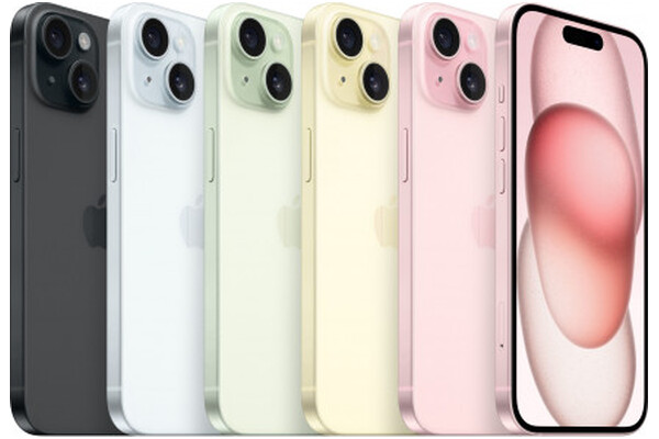 Smartfon Apple iPhone 15 czarny 6.10" 128.0GB