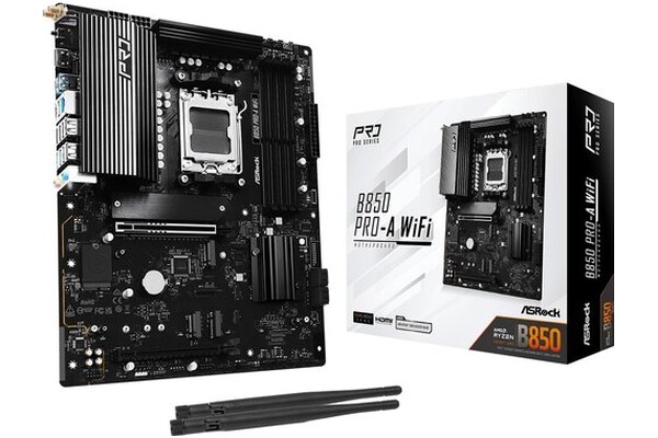 Płyta główna ASrock B850 Pro WiFi Socket AM5 AMD B850 DDR5 microATX