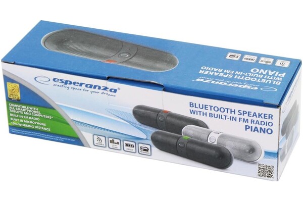 głośnik Bluetooth Esperanza EP118KR czarno-czerwony