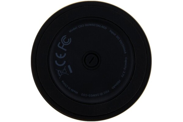 głośnik Bluetooth Guess Magnetic Script Metal czarny