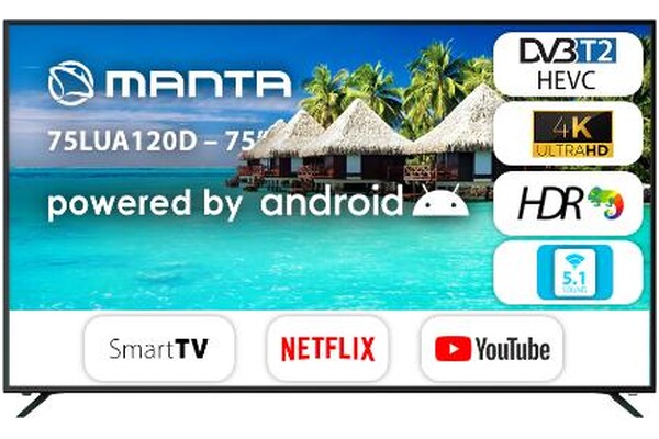 Telewizor Manta 75LUA120D 75" 4K Ultra HD