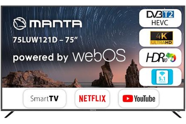 Telewizor Manta 75LUW121D 75" 4K Ultra HD