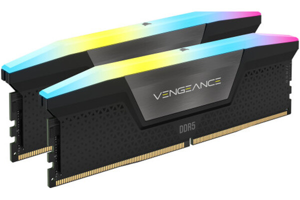 Pamięć RAM CORSAIR Vengeance RGB Black 96GB DDR5 5600MHz Z radiatorem 40CL