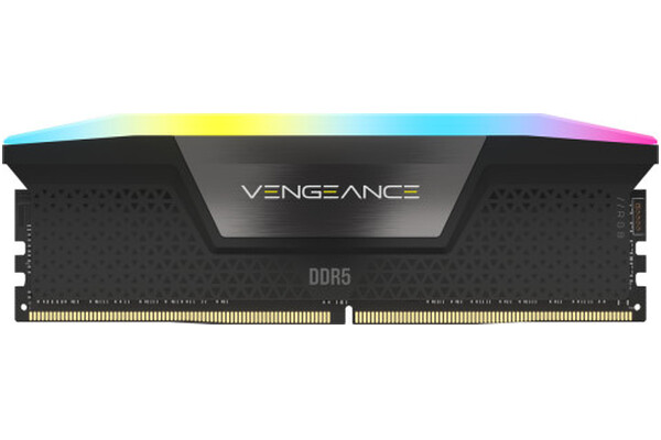 Pamięć RAM CORSAIR Vengeance RGB Black 96GB DDR5 5600MHz Z radiatorem 40CL