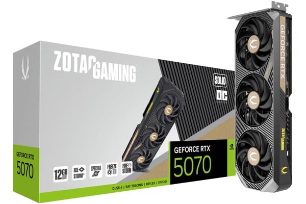 Karta graficzna ZOTAC RTX 5070 OC 12GB GDDR7