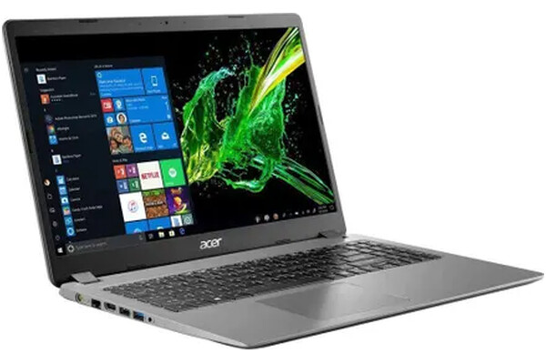 Laptop ACER Aspire 3 15.6" Intel Core i5 1035G1 INTEL UHD 8GB 256GB SSD Windows 10 Home szary