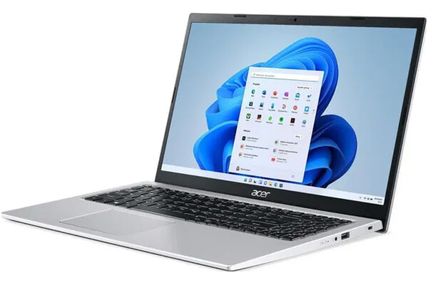 Laptop ACER Aspire 3 15.6" Intel Core i3 1115G4 INTEL Iris Xe 8GB 512GB SSD Windows 11 Home srebrny