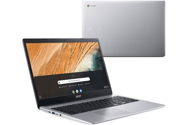 Laptop ACER Chromebook 315 15.6" Intel Celeron N4020 INTEL UHD 600 4GB 128GB SSD chrome os srebrny