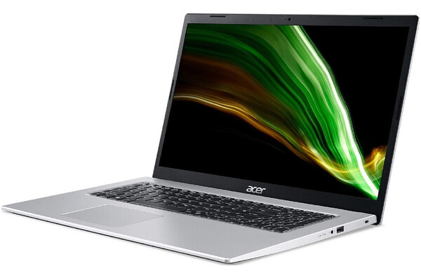 Laptop ACER Aspire 3 15.6" Intel Core i3 1115G4 INTEL UHD 4GB 256GB SSD Windows 11 Home srebrny