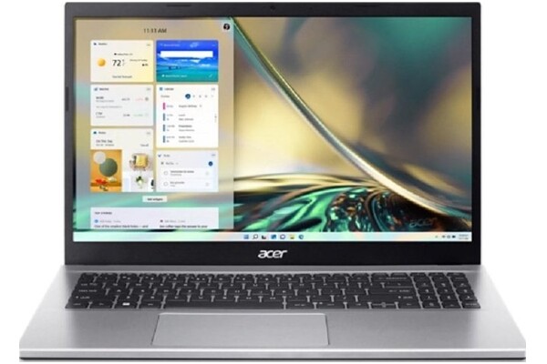 Laptop ACER Aspire 3 15.6" Intel Core i5 1235U Intel Iris 8GB 256GB SSD Windows 11 Home srebrny