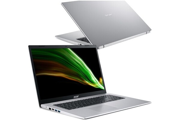 Laptop ACER Aspire 3 17.3" Intel Core i3 1115G4 INTEL UHD 8GB 256GB SSD srebrny