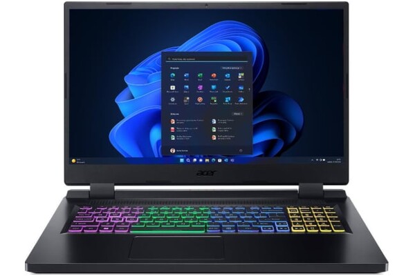 Laptop ACER Nitro 5 15.6" Intel Core i7 12650H NVIDIA GeForce RTX 4060 16GB 512GB SSD M.2 Windows 11 Home czarny
