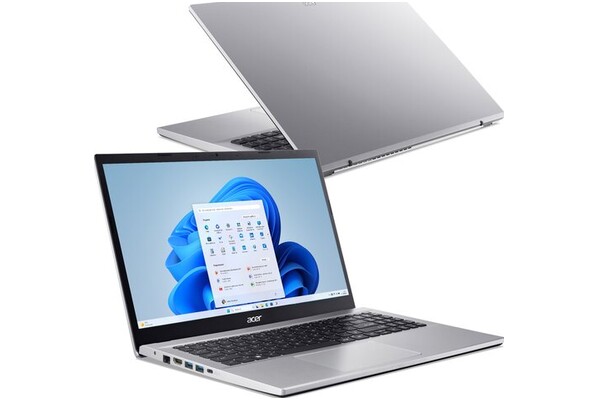 Laptop ACER Aspire 3 15.6 AMD Ryzen 7 5700U AMD Radeon 16GB 512GB SSD Windows 11 Home srebrny