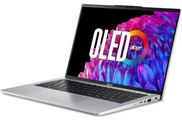 Laptop ACER Swift Go 14 14.0" Intel Core Ultra 7 155H Intel Arc 16GB 512GB SSD M.2 Windows 11 Home srebrny