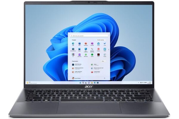 Laptop ACER Swift Go 14 14.0" AMD Ryzen 7 8845HS AMD Radeon 780M 16GB 512GB SSD M.2 Windows 11 Home szary