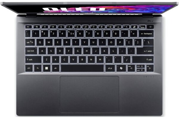 Laptop ACER Swift Go 14 14.0" AMD Ryzen 7 8845HS AMD Radeon 780M 16GB 512GB SSD M.2 Windows 11 Home szary