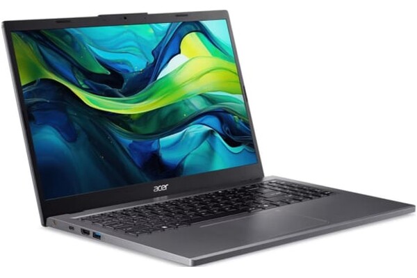 Laptop ACER Aspire 1 15.6" AMD Ryzen 7 8840HS AMD Radeon 16GB 512GB SSD M.2 Windows 11 Home szary
