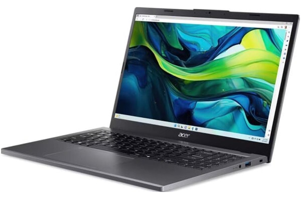 Laptop ACER Aspire 1 15.6" AMD Ryzen 7 8840HS AMD Radeon 16GB 512GB SSD M.2 Windows 11 Home szary