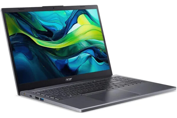 Laptop ACER Aspire 1 15.6" AMD Ryzen 7 8840HS AMD Radeon 16GB 512GB SSD Windows 11 Home szary