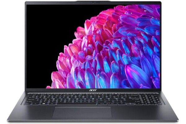 Laptop ACER Swift Go 16 16.0" Intel Core Ultra 5 125U Intel 32GB 512GB SSD M.2 Windows 11 Home szary