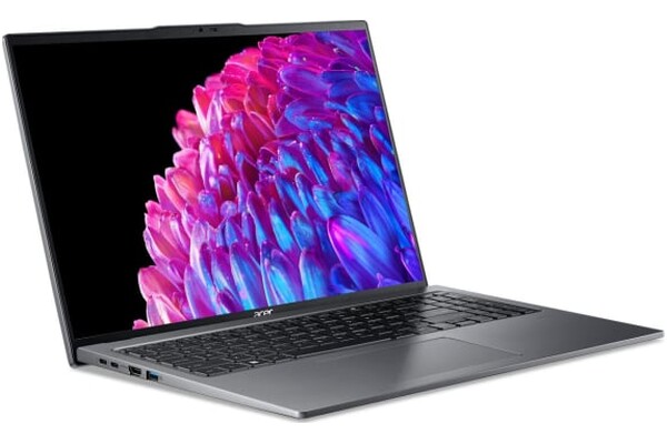 Laptop ACER Swift Go 16 16.0" Intel Core Ultra 5 125U Intel 32GB 512GB SSD M.2 Windows 11 Home szary
