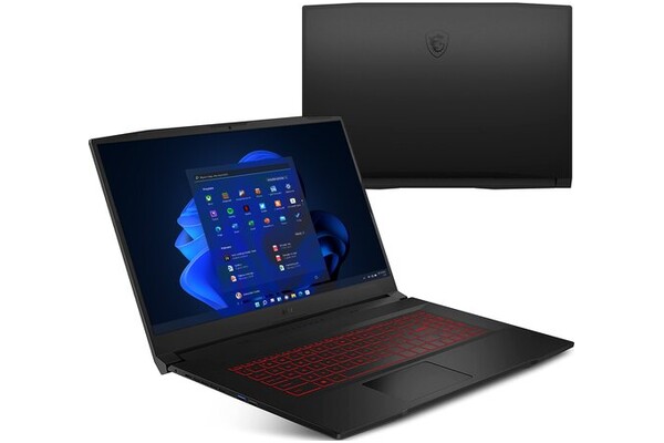 Laptop MSI Katana GF76 17.3" Intel Core i7 11800H NVIDIA GeForce RTX 3050 Ti 16GB 512GB SSD Windows 11 Home czarny