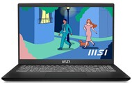 Laptop MSI Modern 15 15.6" Intel Core i5 1235U INTEL Iris Xe 8GB 512GB SSD M.2 Windows 11 Home czarny