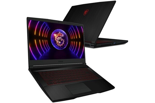 Laptop MSI Thin GF63 15.6" Intel Core i5 12450H NVIDIA GeForce RTX 3050 16GB 512GB SSD Windows 11 Home czarny