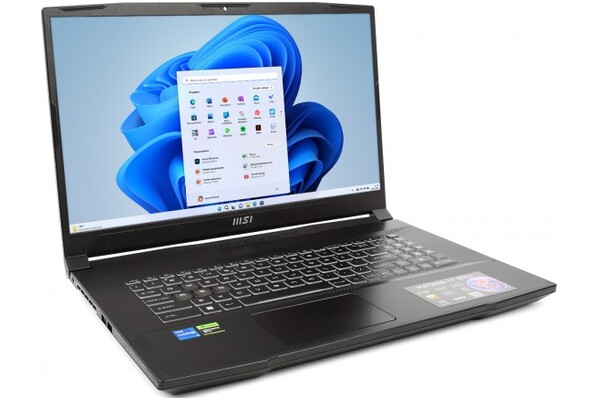 Laptop MSI Katana 17 17.3" Intel Core i5 12450H NVIDIA GeForce RTX 3050 16GB 512GB SSD Windows 11 Home czarny