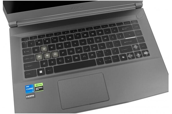 Laptop MSI Thin 15 15.6" Intel Core i5 12450H NVIDIA GeForce RTX 2050 32GB 512GB SSD szary
