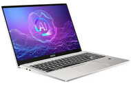 Laptop MSI Prestige A16 16.0" AMD Ryzen AI 9 HX 365 AMD Radeon 880M 32GB 1024GB SSD Windows 11 Home srebrny