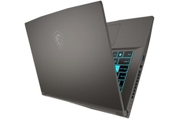 Laptop MSI Thin A15 15.6" AMD Ryzen 7 7735HS NVIDIA GeForce RTX 4060 64GB 512GB SSD M.2 Windows 11 Home szary