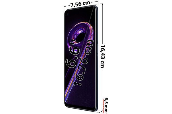 Smartfon realme 9 Pro 5G czarny 6.60" 8.0GB/128.0GB