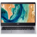 Laptop ACER Chromebook 314 14.0" Mediatek M8183 M8183 Mali-G72 MP3 8GB 128GB eMMC chrome os srebrny