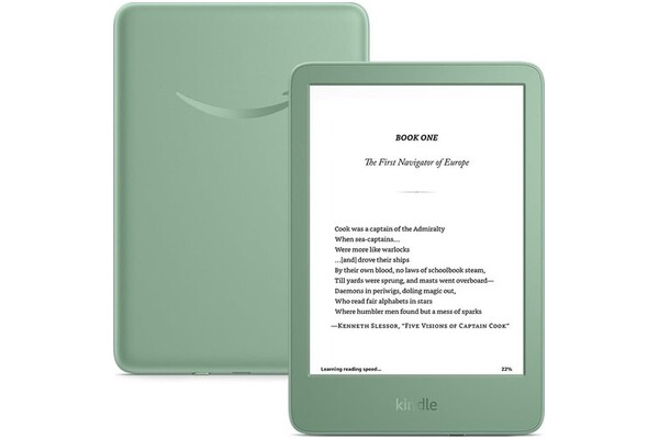 Czytnik Amazon Kindle 6 16GB zielony - bez reklam