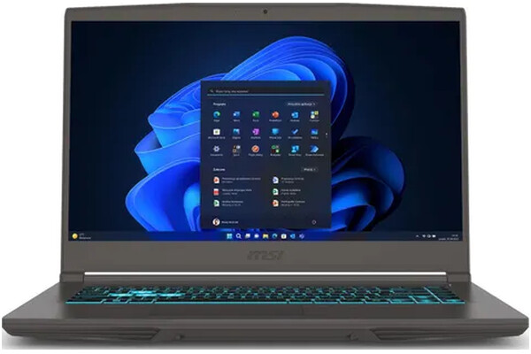 Laptop MSI Thin A15 15.6" AMD Ryzen 7 7735HS NVIDIA GeForce RTX 4060 32GB 512GB SSD Windows 11 Home szary