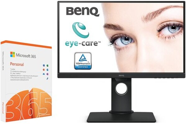 Monitor 24.0" BenQ GW2480T czarny