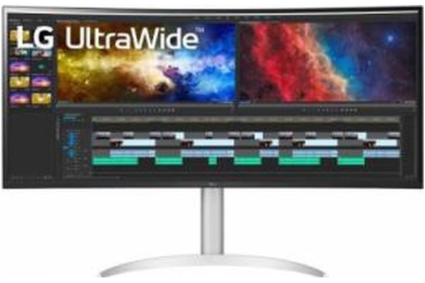 Monitor 38.0" LG UltraWide 38WP85 biało-srebrny