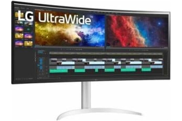 Monitor 38.0" LG UltraWide 38WP85 biało-srebrny