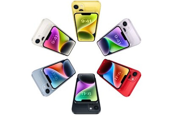 Smartfon Apple iPhone 14 5G czerwony 6.10" 6.0GB/128.0GB