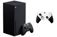 Konsola Microsoft Xbox Series X 1TB czarny + pad bezprzewodowy Microsoft Xbox Series, pad bezprzewodowy Microsoft Xbox Elite Series 2