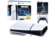 Konsola Sony PlayStation 5 Slim 1TB biało-czarny + Until Dawn + pad bezprzewodowy DualSense