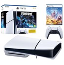 Konsola Sony PlayStation 5 Slim 1TB biało-czarny + Horizon Zero Dawn Remastered + pad bezprzewodowy DualSense