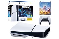 Konsola Sony PlayStation 5 Slim 1TB biało-czarny + Horizon Zero Dawn Remastered + pad bezprzewodowy DualSense