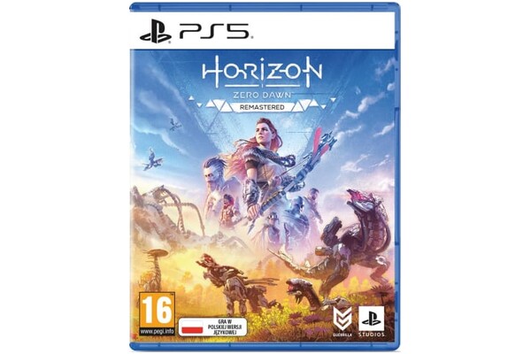 Konsola Sony PlayStation 5 Slim 1TB biało-czarny + Horizon Zero Dawn Remastered + pad bezprzewodowy DualSense