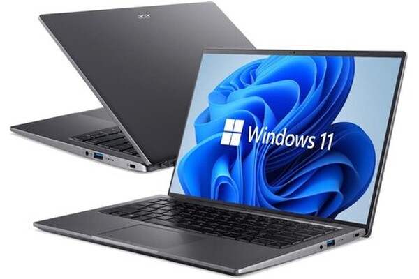 Laptop ACER Swift X 14.0" Intel Core i7 1260P NVIDIA GeForce RTX 3050 Ti 16GB 1TB SSD Windows 11 Home szary