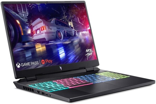 Laptop ACER Nitro 16 16.0" AMD Ryzen 7 7840HS NVIDIA GeForce RTX 4070 32GB 1TB SSD M.2 Windows 11 Home czarny