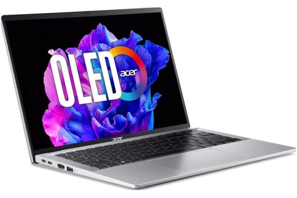 Laptop ACER Swift Go 14 14.0" Intel Core Ultra 7 155H Intel Arc 16GB 1TB SSD M.2 Windows 11 Home srebrny