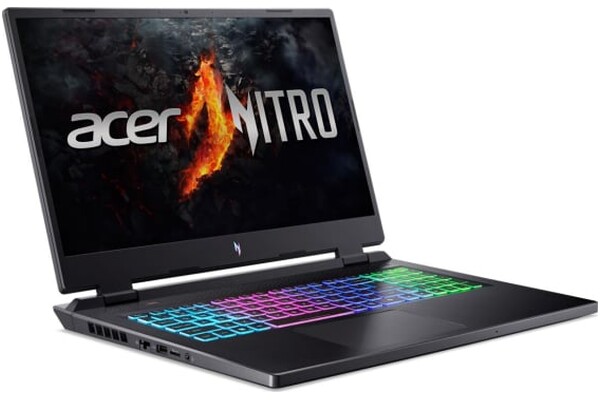 Laptop ACER Nitro 17 17.3" AMD Ryzen 7 8845HS NVIDIA GeForce RTX 4070 32GB 1TB SSD M.2 Windows 11 Home czarny